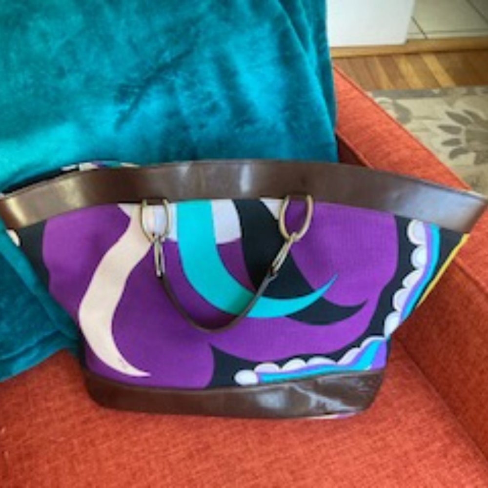 Pucci top handle bag